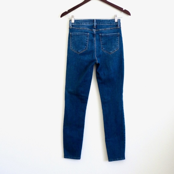 NEW! L'Agence Margot High Rise Skinny Stretch Denim Jeans Blue SZ 25 - Picture 5 of 12